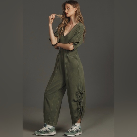 Anthropologie Pants - Anthropologie Daily Practice Horizon Wide-Leg Jumpsuit